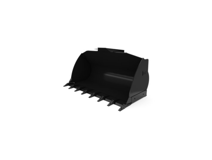 Ковши с плоским днищем производительной серии Ковш 2,3 м3 (3,0 ярда3), устройство смены навесного оборудования Fusion™, приварные зубья Ковши с плоским днищем производительной серии Ковш 2,3 м3 (3,0 ярда3), устройство смены навесного оборудования Fusion™, приварные зубья